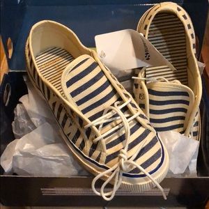 Superga x Scotch&soda striped navy sneakers